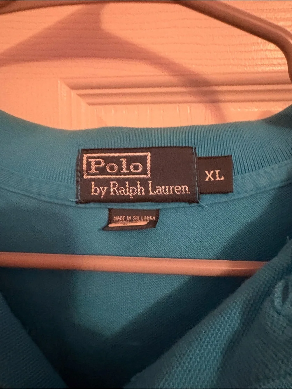 Ralph Lauren Teal Polo Shirt with Red Pony